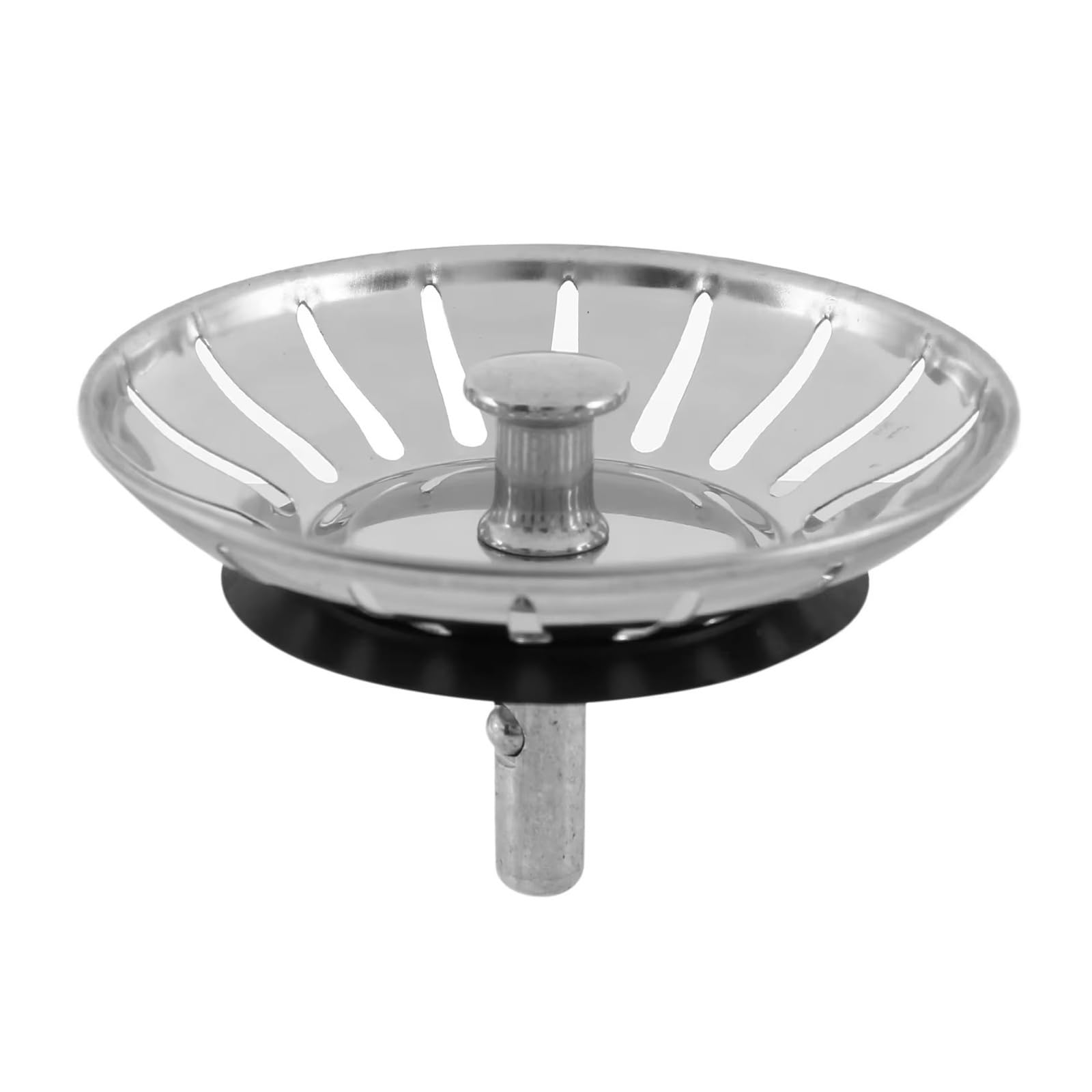 Dsfihjo Silver Sink Strainer Universal Sink Strainer Stopper, Hair Catcher(3Pcs)
