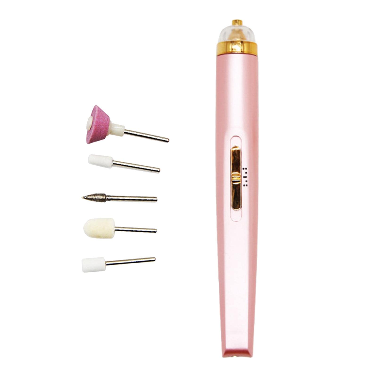SAZ DEKOR 5-In-1 Electric Nail Sharpener Pen Nail Polishing Machine For Manicure Art|Nail Care Kit For Women, Softens And Nourishes Hand And Feet, Manicure Pedicure Tool Kit, Nail Art|