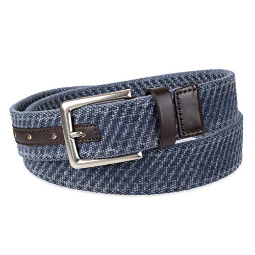Tommy Bahama Men's Marled Fabric Web Belt2