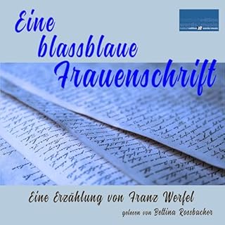Eine blassblaue Frauenschrift Titelbild