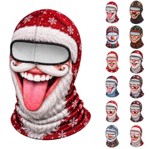 Christmas Masks for Adults Realistic 3D Printed Balaclava Full Face Mask - image 1