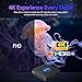Android TV Box 14.0 2025 Upgraded, Android Box 2G RAM 16GB ROM, Quad Core Smart 4K TV Box Support 2.4G/5G Dual-WiFi HDR10 BT5.0 USB 3.0 100M Ethernet, with Mini Backlit Keyboard