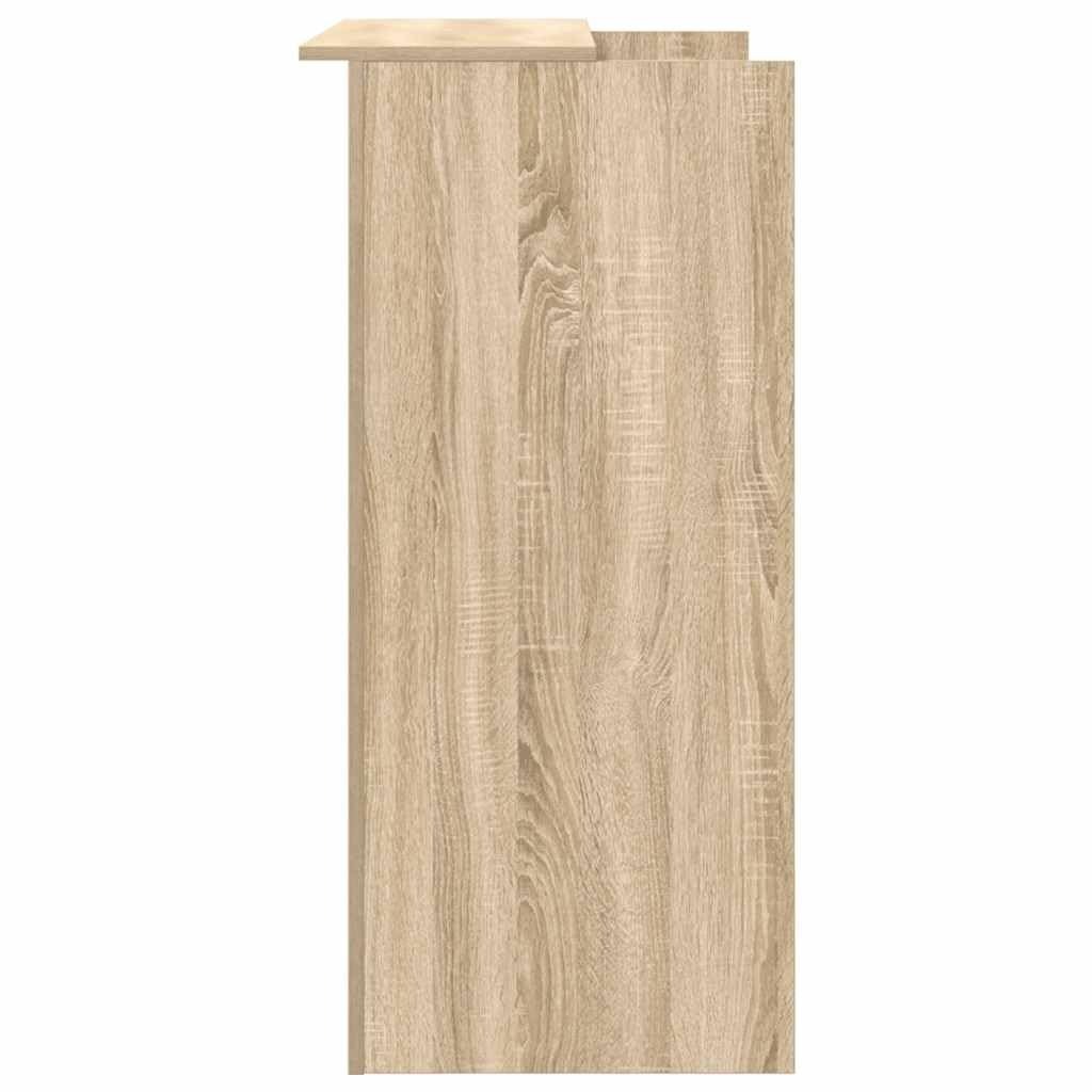 vidaXL Mostrador de recepción Roble Sonoma 100x50x103,5 cm Madera de ingeniería