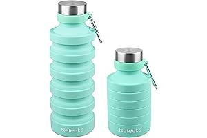 Nefeeko Foldable and Reusable Silicone Water Bottle