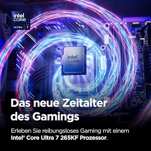 Lenovo Legion Tower 5i Gaming AI Desktop-PC | NVIDIA GeForce RTX 5070 | Intel Core Ultra 7 265KF | 32GB RAM | 2TB SSD | Win11 | Eclipse Black | Transparente Abdeckung | 30L | 3 Monate GamePass – Bild 6