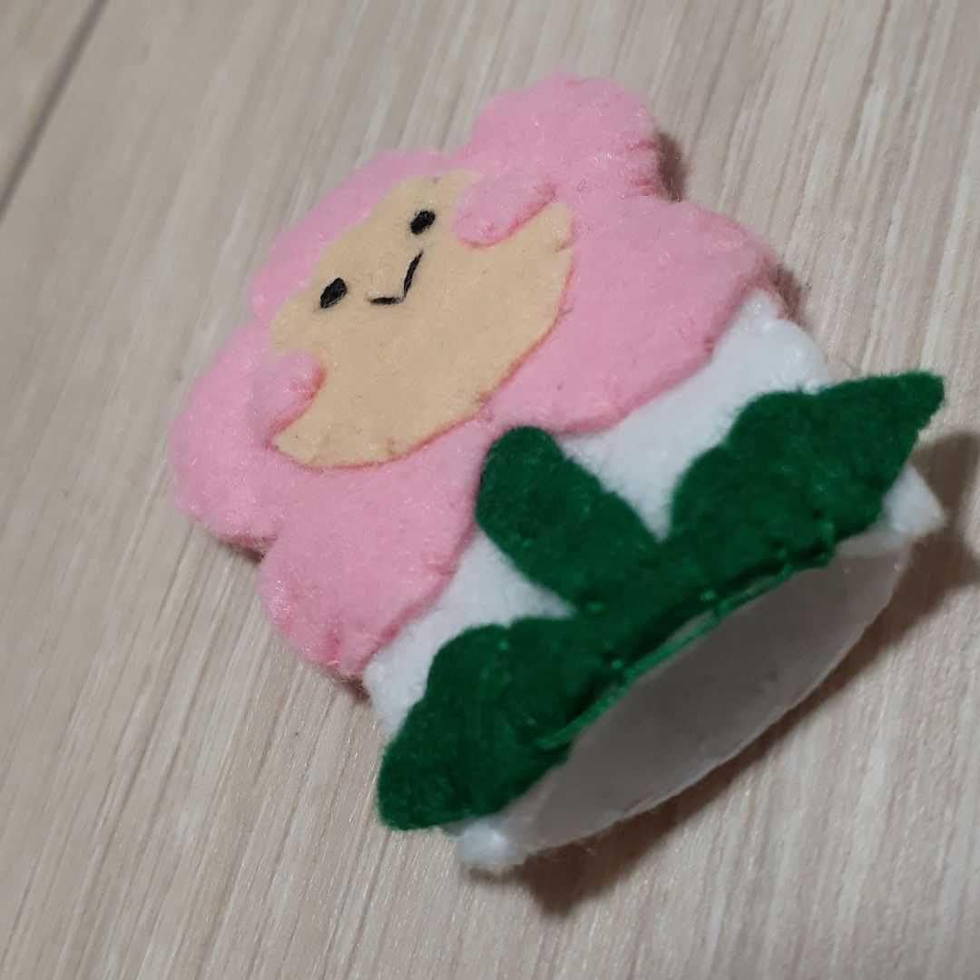 kanon様オーダー品手袋シアター花火りんごコロコロ指人形