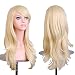 AneShe Wigs 28" Long Wavy Hair Heat Resistant Cosplay Wig for Women (Light Blonde)