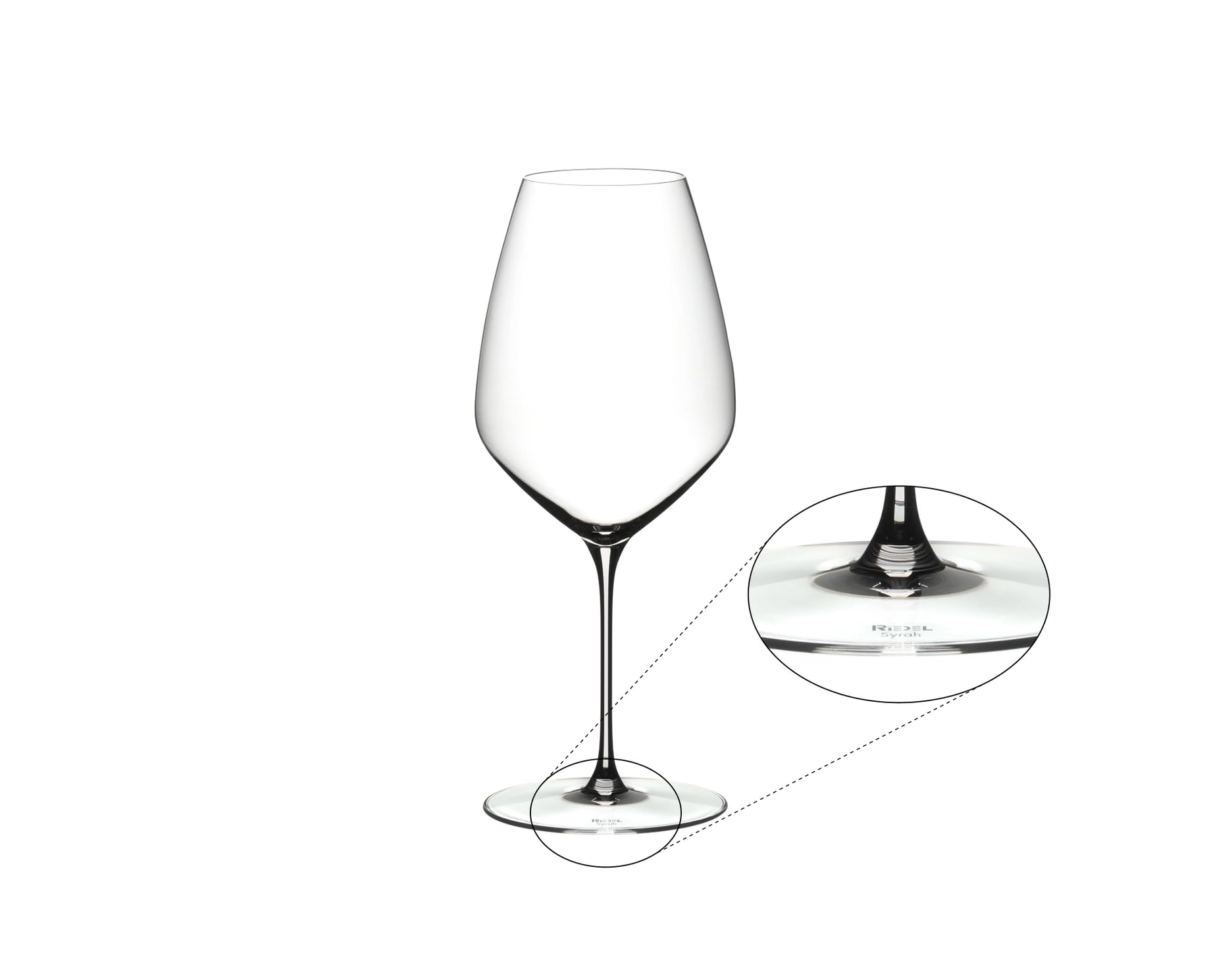 RIEDEL Veloce Syrah/Shiraz Weingläser 2er Set, 720 ml, Rotweingläser-Set mit Mikrofaser-Poliertuch (50 x 64 cm), Kristallglas