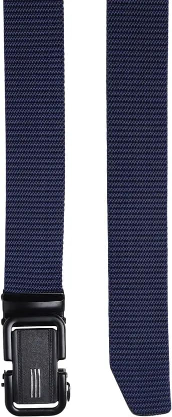 Image of TPM Nylon Canvas Belt with Automatic Buckle, Navy Blue, Adjustable Tactical Military Style