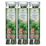 Scentsicles White Winter Fir Scented Ornaments with Hooks - 3 Bottles (18 Sticks Total)