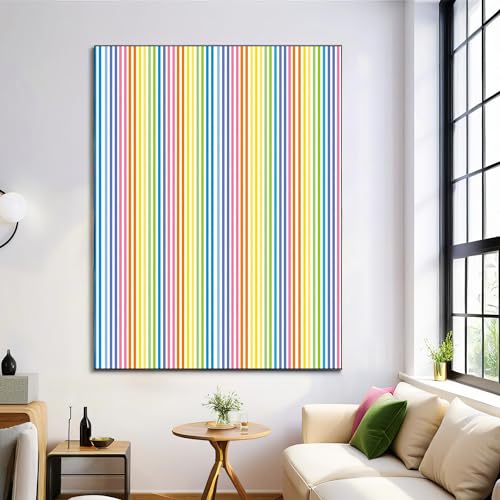 Affiches murale jaune et arc-en-ciel pour illuminer votre chambre