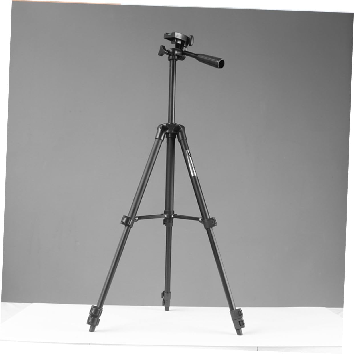 TEHAUX Camera Mini Tripod for Live Streaming Projector Outdoor Bracket Durable Section Design for Fishing Travel Black