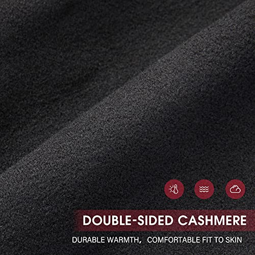 Aiwolu Balaclava Face Mask For Cold Weather Thermal Ski Mask Men Skiing Snowboard Motorcycling Black #TOP1