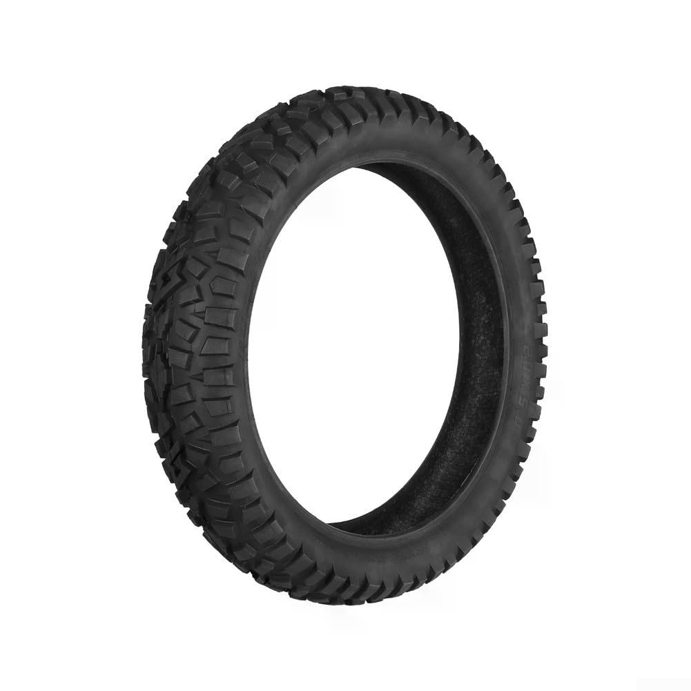 Pneumatico largo in gomma, 20 x 5 cm, per fuoristrada fuoristrada con migliore stabilità di trazione, adatto per bici elettriche da 20", nero