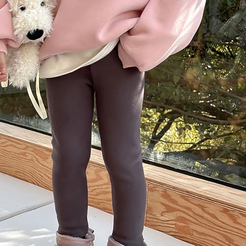 Girls' Winter Fleece Lined Tights Thermal Thicken Underwear for Kids Stretchy Basic Warm Leggings Pantihose3