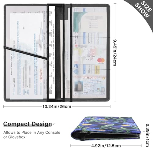 Organizador de Documentos para Vehículo Azul miniatura 3