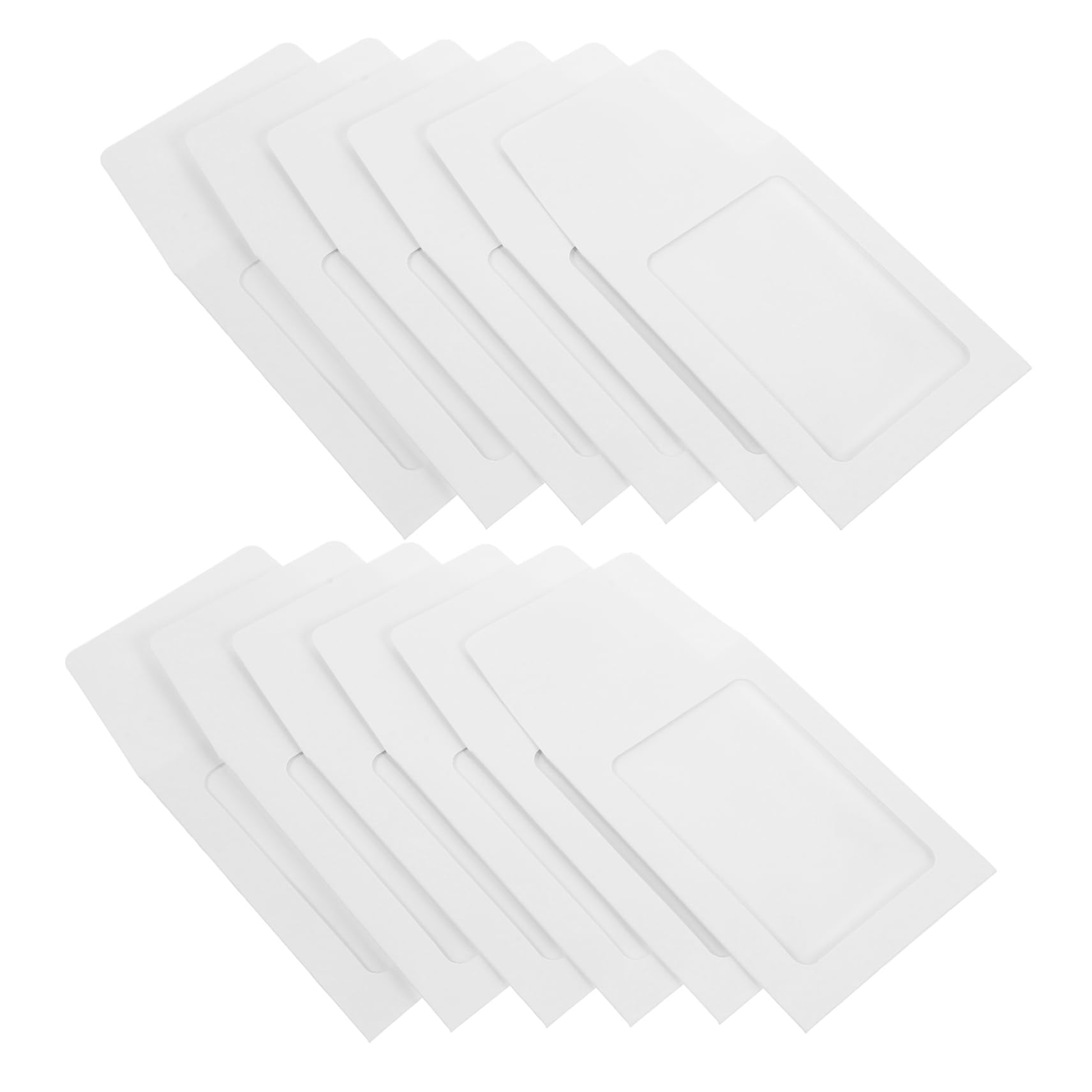 VILLCASE 100pezzi Buste Protettive Trasparenti Per Carte Da Gioco e Postcard Maniche Per Carte Collezionabili Accessori Per Raccoglitori e Organizzazione