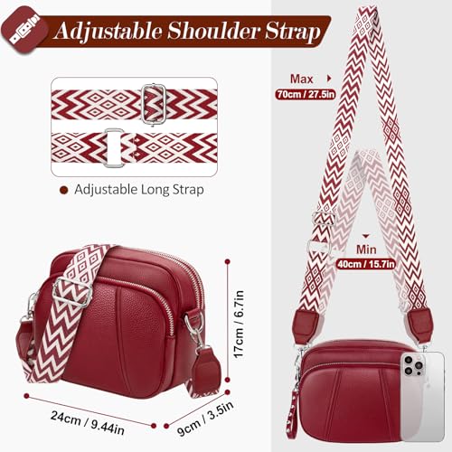 Schoudertas voor dames, handtas, dames, schouderriemen van PU-leer, schoudertas met verstelbare schouderriem, damestas, modieus, voor reizen, winkelen, werk - Afbeelding 4