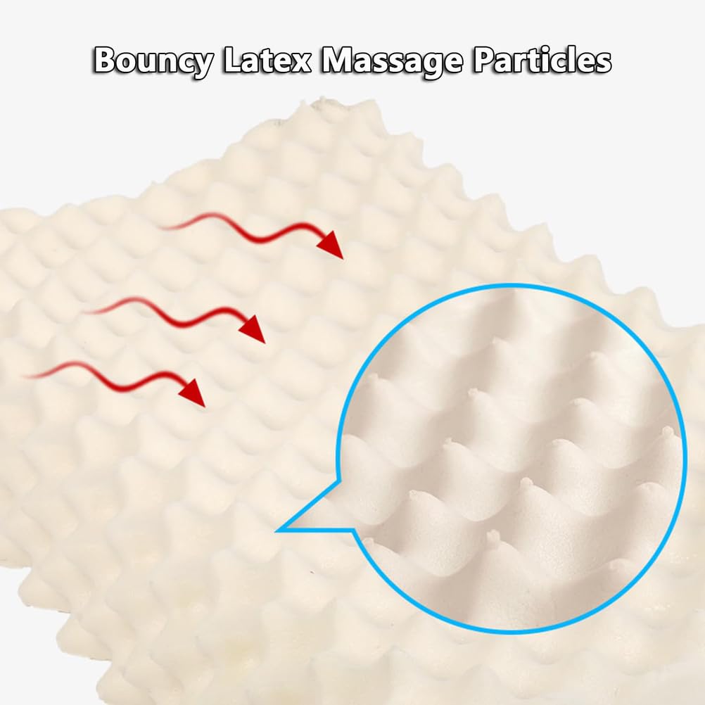 Cuscino in lattice – Supporto solido per design ergonomico e antistress per chi dorme sul fianco, sulla schiena e sullo stomaco