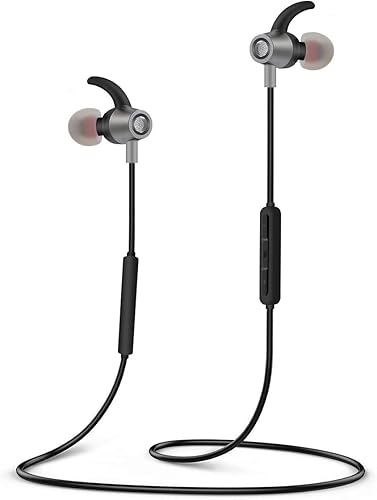 SYOSIN Cuffie Bluetooth 4 2 Auricolari Bluetooth Sport Ear con Ore Riproduzione IPX6 Impermeabile AptX CVC 6 0 Microfono Incorporato SYOSIN Cuffie Bluetooth 4 2 Auricolari Bluetooth Sport Ear con Ore Riproduzione IPX6 Impermeabile AptX CVC 6 0 Microfono Incorporato