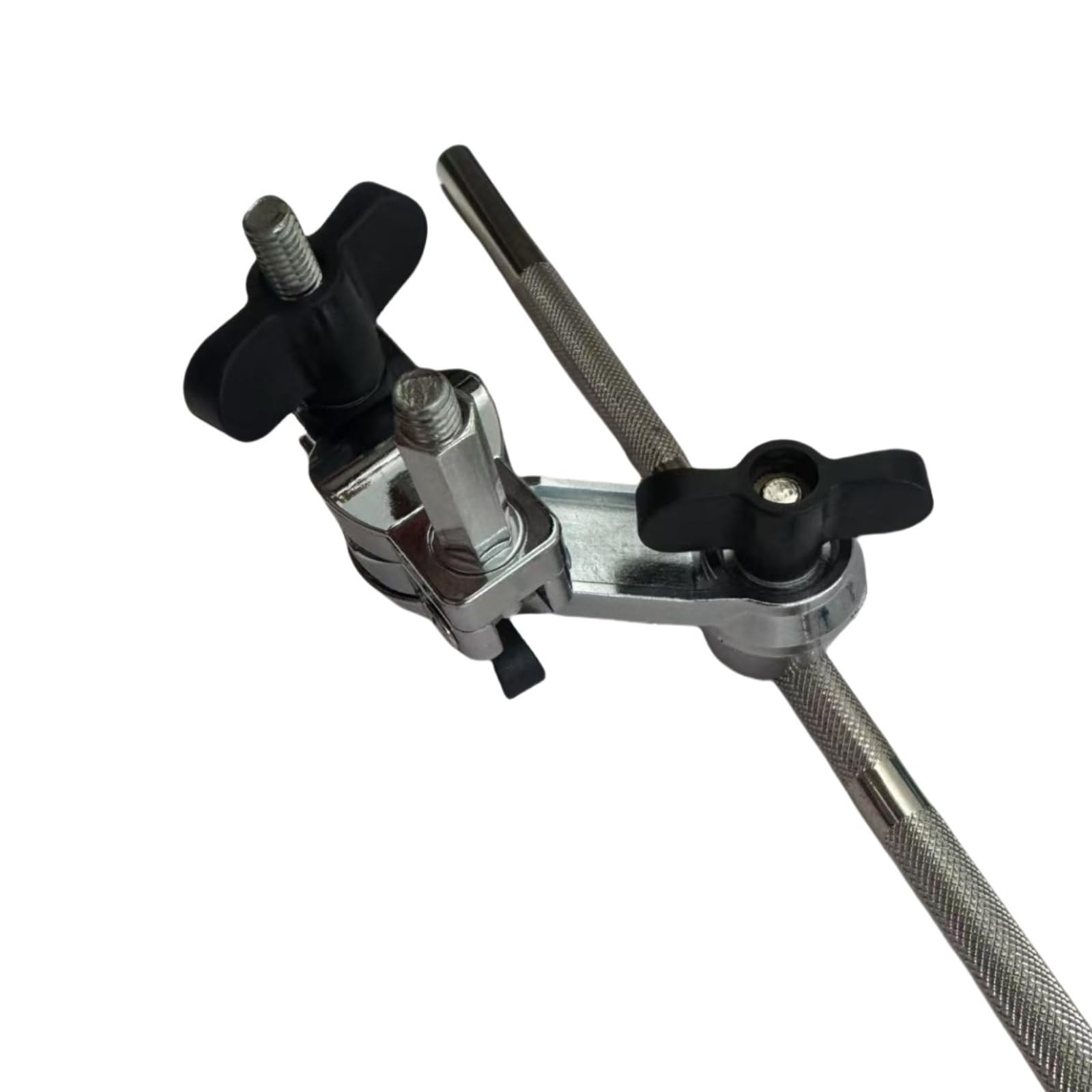 Amagogo Cymbal Stand Adjuster Braccio per Piatto Asta Regolabile Morsetto per Supporto Accessorio Batteria Struttura Cilindrica Segmentata con Staffa di