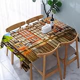 Imperméable : les nappes ont un effet lotus. Le liquide forme des perles sur la surface des nappes. L'eau ruisselle goutte à goutte et ne pénètre pas. Attention : Le liquide ne doit pas rester longtemps sur la surface.