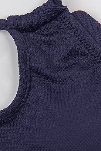 Cupshe Women's Azure Sea Halter Bikini Set Beach Swimwear Bathing Suit X-Large #TOP3