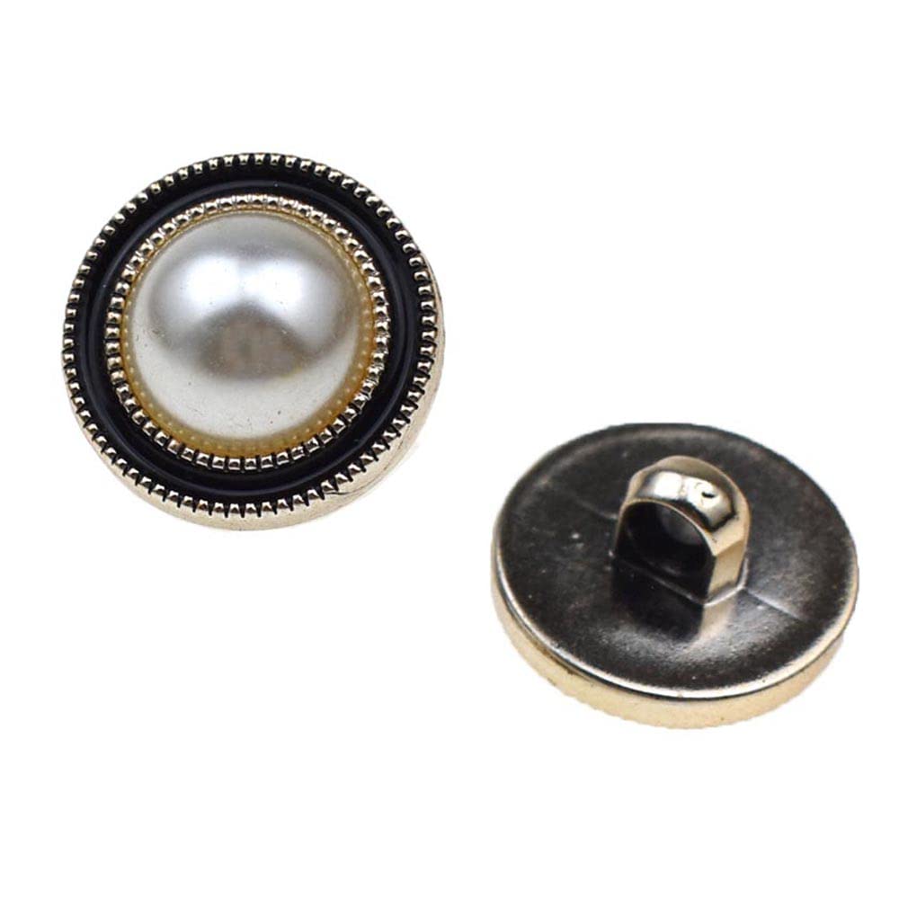 Lot De 12 Petits Boutons Dorés - Pour Vêtements, Chaussures Ou DIY - Plastique - Occasion
