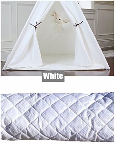 White Canvas Cushioned mat