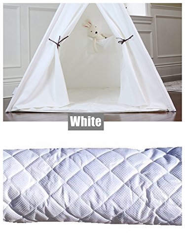 White Canvas Cushioned mat
