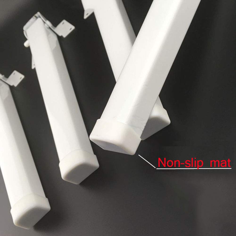 Flkiglm Klapptischbeine 4er Set - Verstellbare Möbelfüße Mit Gummikappen