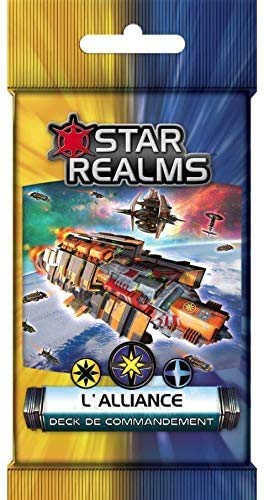 Star Realms French Version Pack Command: Union + Unity + Alliance + The Pact + The Alignment + The Coalition + 1 Blumie Bottle Opener (Command) - Image 4