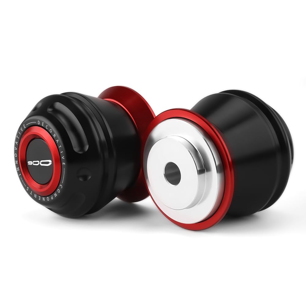 Modeer Protezione anteriore dell'asse per Kawasaki Z650 Z900/RS 2017~2023 Z750 2009-2014 Z800 2013-2015 Protezione per forcella anteriore (z900-rosso)