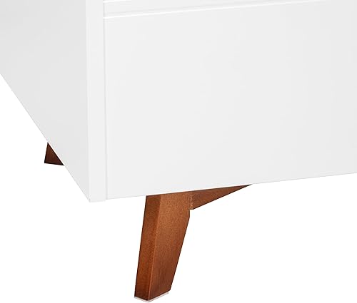 Miniatura 8 de UTEX Caja de juguetes para niños, baúl de juguetes de madera, banco organizador de almacenamiento para niños con área de almacenamiento frontal para