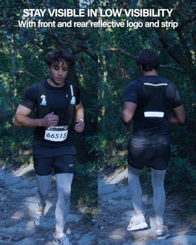 Zelvot Running Vest with 500ml Soft Flask