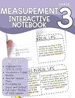 Third Grade Measurement Interactive Notebook: TEKS & Common Core Aligned (Third Grade Math Skills Workbook Series) B0F6D19KHK Book Cover