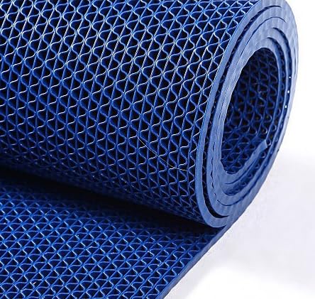 Alfombrilla para zonas húmedas de PVC resistente con espesor de 6 mm