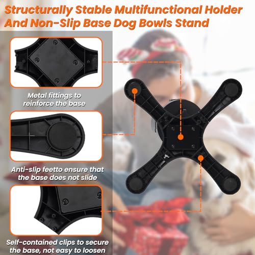 Gamelle surélevée réglable pour chien, support robuste de qualité supérieure - 3
