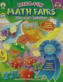Paperback Mega-fun Math Fairs: Ideas and Activities, Grades 4-6 Book