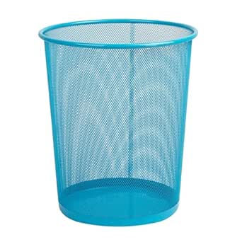 Waste Paper Bin Wire Height 34 cm 18 L (Blue)
