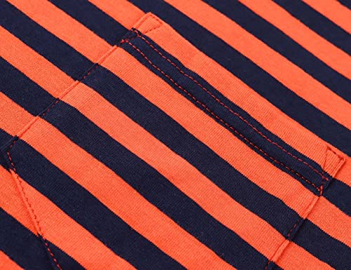 Image of DILBYKE Boys Girl Long Sleeve Striped Crew Neckline T-Shirts Kid Tee