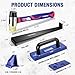 WORKPRO 63-Piece Laminate Flooring Tools, 5-in-1 Vinyl & LVP Flooring Installation Kit with Tapping Block with Handle, Heavy Duty Pull Bar, Double-Faced Mallet & 60-Piece Spacers for Pros & DIY Users