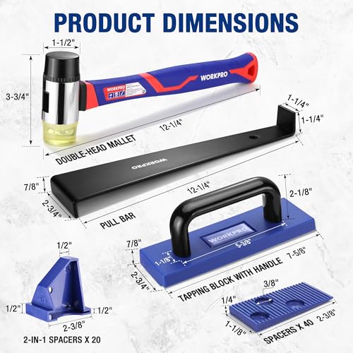 WORKPRO 63-Piece LVP Installation Kit
