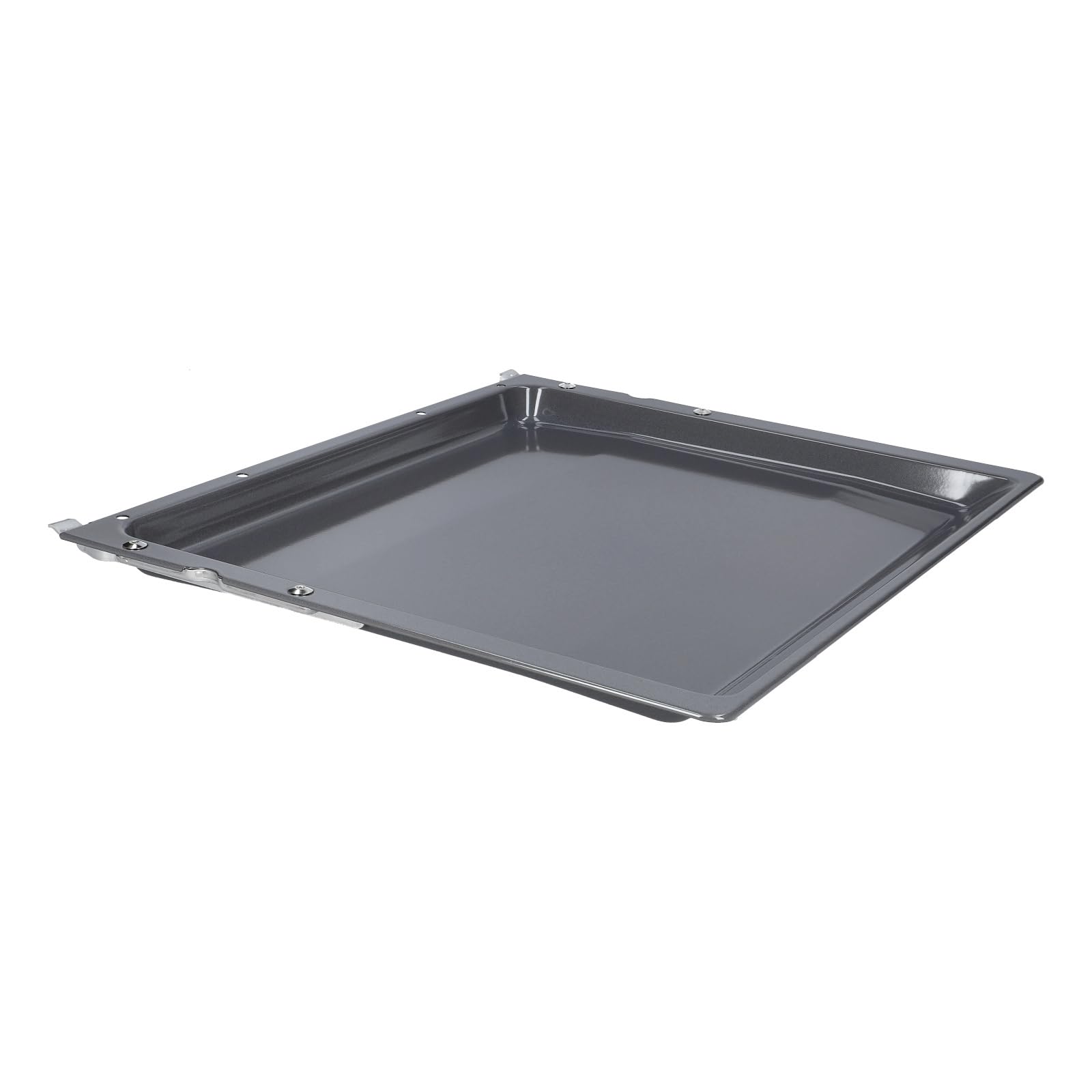easyPART passend für BOSCH 00437875 Backblech SIEMENS 431x370x24mm | Emailliert, mit Trägern, für Backofen, HEZ341071, HZ24110, ActiveClean, Pyrolysefest, für Kuchen, Kompatibel mit Balay