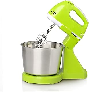 HIZQ Robot Pâtissier, Mélangeur À Main Mélangeur Mélangeur Planétaire Contact Avec Mélangeur Support Électrique Mélangeur De Pâte Multifonctionnel Mixerkitchen Mélangeur Domestique,Vert