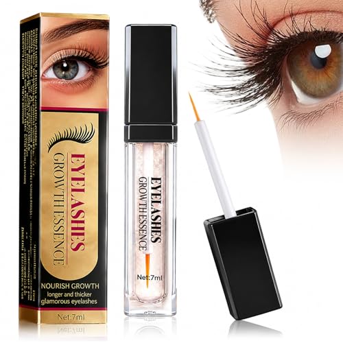 7ml Sérum de Pestañas, Crecimiento de Pestañas Más Largas y Densas, Fórmula Suave para Ojos Sensibles, Nutre y Fortalece las Pestañas, Uso Diario
