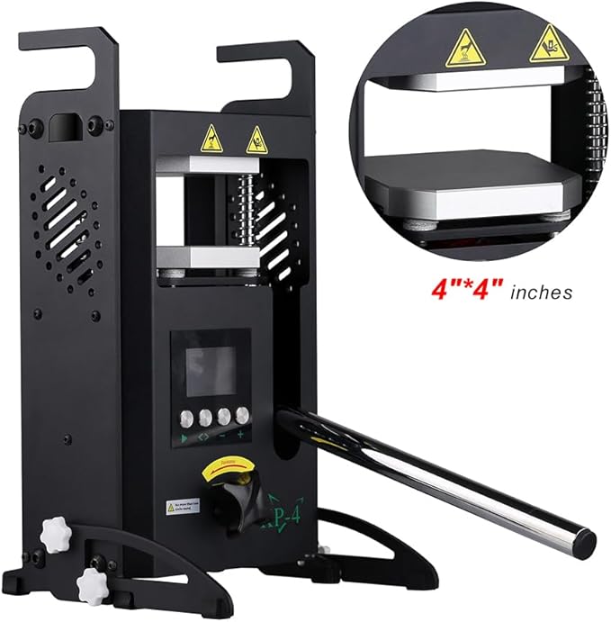 Prensa Térmica Hidráulica 4T con Placas Duales 4x4 Pulgadas y Control Digital miniatura 5