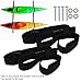 Yuecoom 2Pcs Kayak Wall Hanger Straps,Kayak Boat Keeper Strap,Kayak Wall Hanger Straps Webbing for Kayaks, Surfboards, Narrow Canoes,Easy Installation