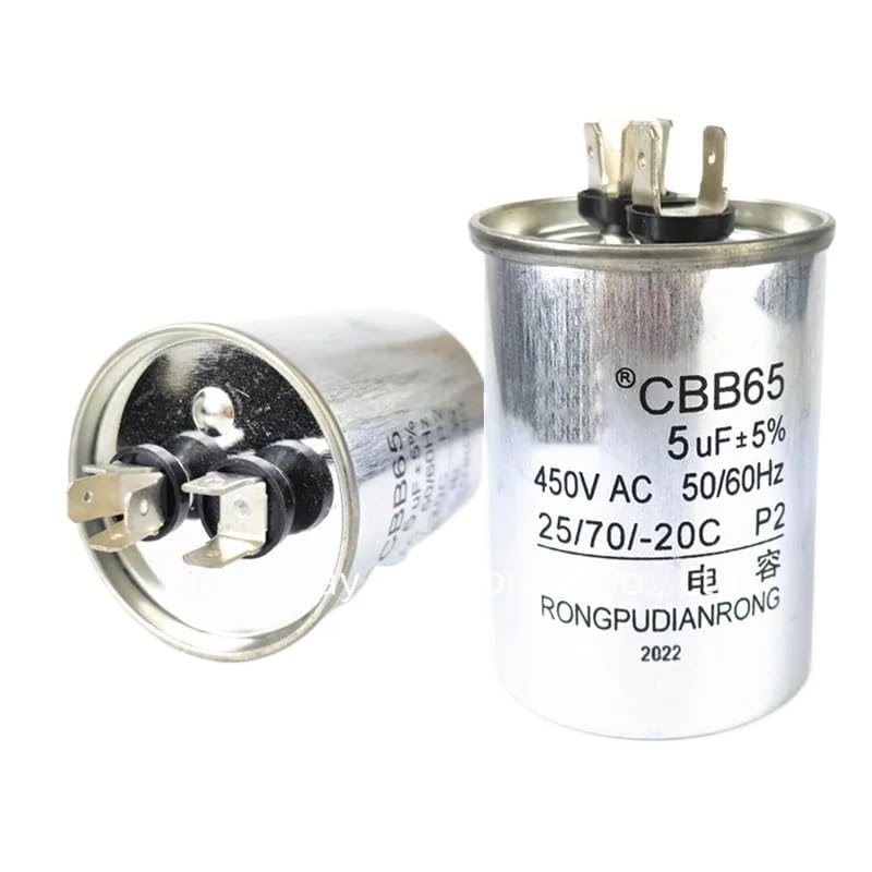 1 Condensador de Arranque del compresor de Aire Acondicionado CBB65, 450 V, 90 UF
