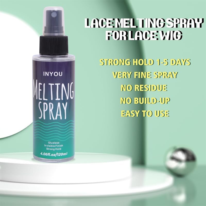 Miniatura 5 de Spray de fusión de encaje y spray de sujeción, spray de fusión de sujeción extra para pelucas de encaje, spray de fusión de peluca, fuerte agarre de